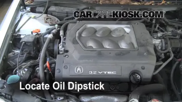 1999 Acura TL 3.2L V6 Huile Vérifier le niveau de l'huile